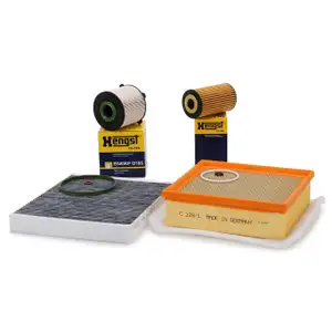 Filter-Set 4-tlg f&uuml;r OPEL MERIVA B 1.6 CDTI 95/110/136 PS ab Fgst.-Nr. D4000001