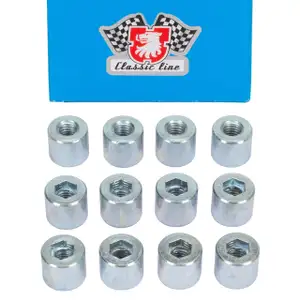 12x JP GROUP Mutter am Wärmetauscher für PORSCHE 911 964 993 912 914 924 944 99908500102