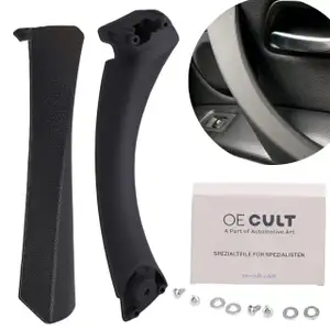 OE-Cult T&uuml;rgriff Zuziehgriff Griff Set Schwarz f&uuml;r BMW 3er E90/91 ab 03.2007 rechts innen