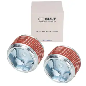 2x OE-Cult Verschlussschraube Getriebegeh&auml;use M24x1,5x17 f&uuml;r AUDI VW SEAT SKODA WHT001937