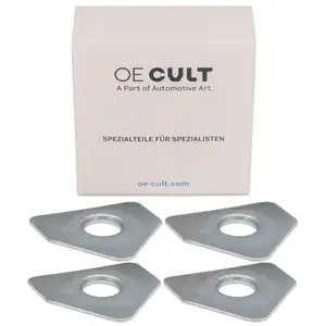 4x OE-CULT Reparaturblech Wagenheberaufnahme Aufnahme für MERCEDES 190 W201 2016160247