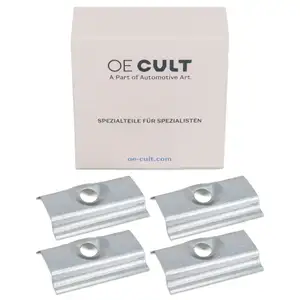 4x OE-CULT Reparaturblech Wagenheberaufnahme für MERCEDES E-Klasse W124 S124 1246302340