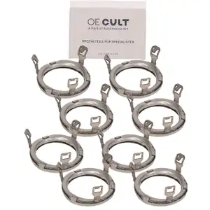 8x OE-Cult W&auml;rmeschutzscheibe Einspritzd&uuml;se f&uuml;r BMW F10/11 F12/13 X5 N63 S63 13537564751