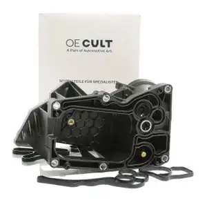 Ölfiltergehäuse + Filter + Dichtungen für BMW F20 F21 E90-E93 E84 N47 B47 N57 11428507697