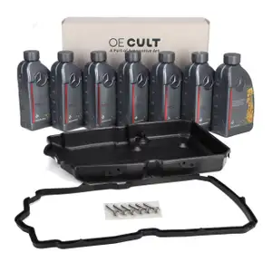 OE-Cult Getriebe&ouml;lwanne + 7L ORIGINAL MB 236.15 Getriebe&ouml;l f&uuml;r MERCEDES 7-Gang 722.9
