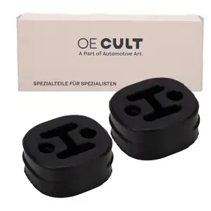 2x OE-Cult Halter Auspuff Schalld&auml;mpfer f&uuml;r AUDI SEAT SKODA VW 8D0253147E