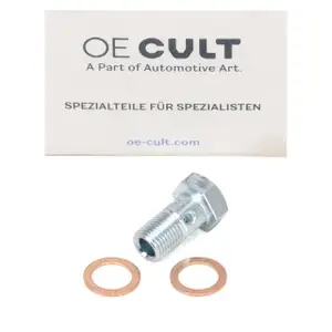 OE-Cult Hohlschraube Turbolader + Dichtungen f&uuml;r BMW 1er 2er 3er X1 X2 X3 MINI 07119907291