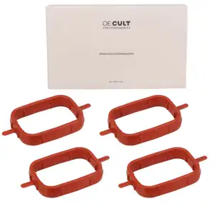 4x OE-Cult Ansaugkr&uuml;mmerdichtung f&uuml;r BMW E87 E46 E90/91 E39 E60/61 X3 E83 M47 11617790198