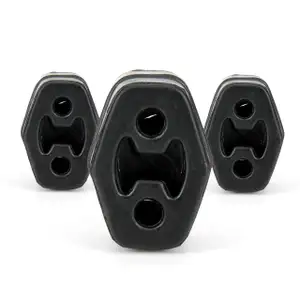 3x OE-CULT Halter Auspuff Gummi Aufh&auml;ngung f&uuml;r AUDI SEAT SKODA VW 6X0253147