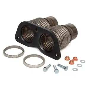 OE-Cult Reparaturrohr Katalysator f&uuml;r BMW E81 E82 E87 E88 120i 3er E90-E93 320i N43 vorne