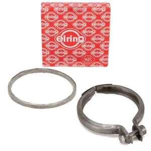 OE-Cult / ELRING Dichtung Abgasrohr + Rohrschelle f&uuml;r BMW N13 N54 N55 N63 N74 S55 S58 S63