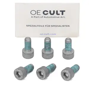 6x OE-Cult Schraube Kupplungsdruckplatte M8x18-10.9 f&uuml;r BMW MINI 21207548052