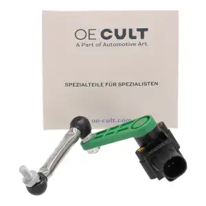 OE-Cult Sensor Leuchtweitenregulierung f&uuml;r VW Touareg 7P AUDI Q7 4LB Hinterachse 7P0616571