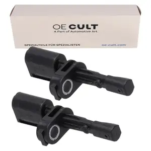 2x OE-Cult ABS Sensor Raddrehzahl f&uuml;r VW Golf 7 A3 8V Leon 5F Octavia 3 hinten 2K0927807
