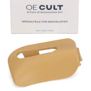 Kappe Abdeckung Sonnenblende für MERCEDES E-KLASSE A124 SL R129 beige links 1298110561