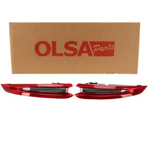 2x OLSA LED R&uuml;ckleuchte Heckleuchte Schlussleuchte f&uuml;r PORSCHE 991.2 Coupe links + rechts