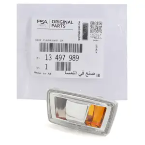 ORIGINAL PSA OPEL Seitenblinker Astra H Corsa D E Insignia A Zafira B links 13497989