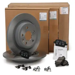 ORIGINAL GM OPEL Brake Discs + Brake Pads Astra K RPO J60 Rear 1680583980