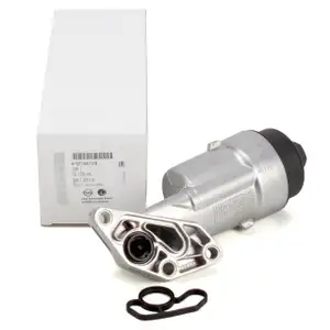 ORIGINAL OPEL Oil Filter Housing + Gasket for Astra H, J, Corsa C, D, E, and Meriva A (1.0&ndash;1.4 L) 93190129