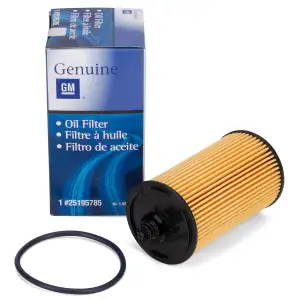 ORIGINAL GM OPEL &Ouml;lfilter Motor&ouml;lfilter Mokka 1.4 / 1.6 / 1.8 ab BJ 06.2016 25195785