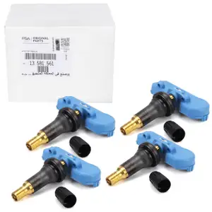 4x ORIGINAL PSA Opel Reifendrucksensor Adam Corsa E MerivaA B Mokka/10 J13 13581561