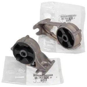 2x ORIGINAL Peugeot 308 / SW II Halterung Auspuffgummi Halter Schalld&auml;mpfer