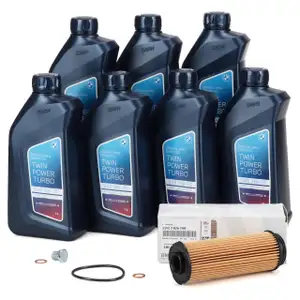 7L ORIGINAL Twin Power Turbo 5W30 Motor&ouml;l + &Ouml;lfilter f&uuml;r BMW 1er 3er 5er 7er X3 X5 B58 B57