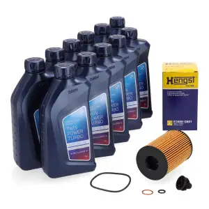 11L ORIGINAL 5W30 Motoröl + HENGST Ölfilter für BMW F10/11 G30 F12/13 F01-04 X5 X6 N63 S63
