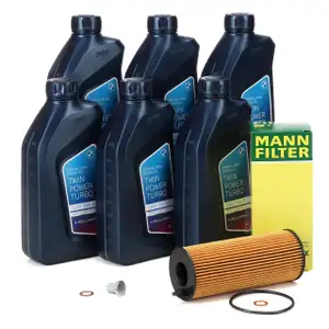 6L ORIGINAL 5W30 Motoröl + MANN Ölfilter für BMW E81-88 E90-93 E60 E61 X1 E84 X3 E83 N47