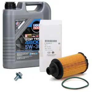 5L LIQUI MOLY Motor&ouml;l 5W30 dexos2 + ORIGINAL &Ouml;lfilter f&uuml;r OPEL Insignia A B C 2.0 CDTI