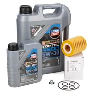 6L LIQUI MOLY 5W-30 Motor&ouml;l + ORIGINAL &Ouml;lfilter f&uuml;r OPEL Astra H J Mokka/10 B 1.7 CDTI