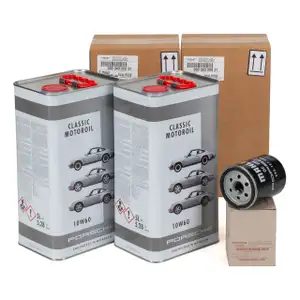10L ORIGINAL 10W60 CLASSIC Motor&ouml;l &Ouml;l MAHLE &Ouml;lfilter f&uuml;r PORSCHE 993 Carrera / Turbo / GT2