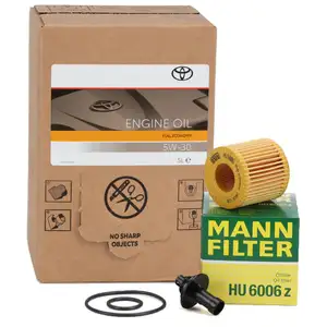 5L ORIGINAL FUEL ECONOMY 5W-30 Motor&ouml;l + MANN &Ouml;lfilter f&uuml;r TOYOTA Auris Avensis Prius