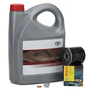 5L ORIGINAL SYNTHETIC 5W-40 Motor&ouml;l + BOSCH 0986452028 &Ouml;lfilter f&uuml;r TOYOTA LEXUS