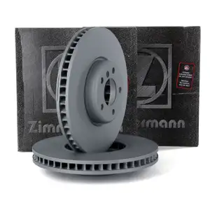 ZIMMERMANN Bremsscheiben Satz f&uuml;r BMW 5er F10 F11 F07 6er F12 F13 F06 7er F01-04 vorne