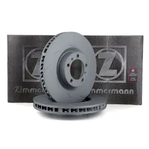 ZIMMERMANN Brake Disc Set for PORSCHE Panamera (970) 3.0 S, 3.6, 4.8 S, 3.0 D (front)