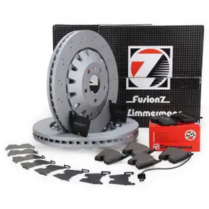Zimmermann FORMULA Z Bremsscheiben + Bel&auml;ge + Wako f&uuml;r AUDI RS3 8V 367/400 PS vorne