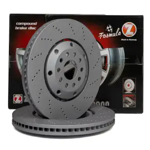 Zimmermann FORMULA Z Brake Disc Set for AUDI RS4 Avant B5 380 hp (front)