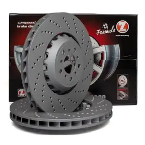Zimmermann FORMULA Z Bremsscheiben Satz f&uuml;r BMW 5er F10 M5 6er F12 F13 F06 M6 vorne
