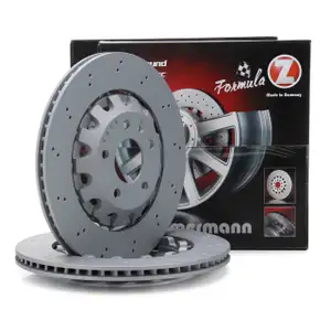 Zimmermann FORMULA Z Brake Disc Set for AUDI RS4 8W B9 and RS5 F5 (450 hp) &ndash; Rear