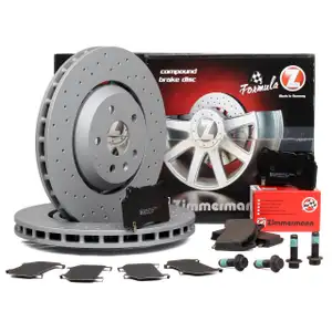 Zimmermann FORMULA Z Bremsscheiben + Bel&auml;ge f&uuml;r OPEL Insignia A 2.8 V6 Turbo OPC vorne
