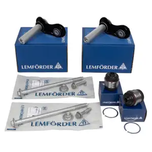 2x LEMF&Ouml;RDER Integrallenker + Lagerbuchsen + Schrauben f&uuml;r BMW 5er E39 X5 E53 hinten unten