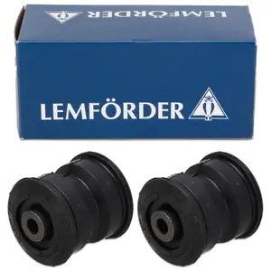 2x LEMFÖRDER Lagerung Blattfeder für MERCEDES Sprinter VW Crafter Hinterachse vorne