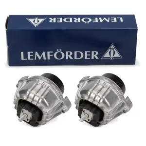 2x LEMFÖRDER Motorlager Hydrolager BMW E81/82/88 E90-93 X1 E84 N42/43/45/46/47 22116773742