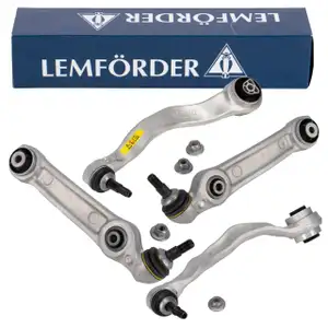 4x LEMF&Ouml;RDER Querlenker Radaufh&auml;ngung f&uuml;r BMW 5er G30 G31 OHNE xDrive Vorderachse unten