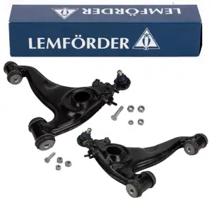 2x LEMFÖRDER Querlenker + Traggelenk für MERCEDES W201 W124 S124 C/A124 R129 vorne unten