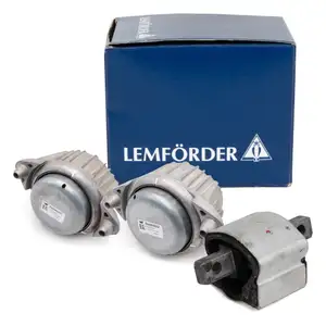 2x LEMF&Ouml;RDER Motorlager + Getriebelager f&uuml;r MERCEDES-BENZ W204 C/A218 W212 CDI OM651