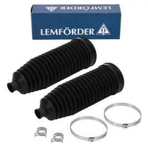 2x LEMFÖRDER 3025401 Lenkmanschette für BMW 5er E60 E61 E65-67 X3 E83 X5 vorne 32136751026