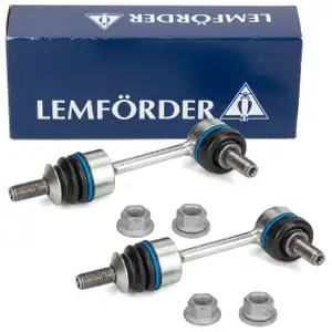 2x LEMF&Ouml;RDER 2709802 Koppelstange Stabi f&uuml;r BMW 5er E60 E61 6er E63 E64 hinten 33506781537
