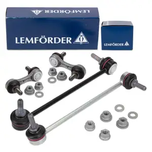 4x LEMF&Ouml;RDER Koppelstange Stabistange Pendelstange f&uuml;r BMW 5er E39/Touring vorne + hinten